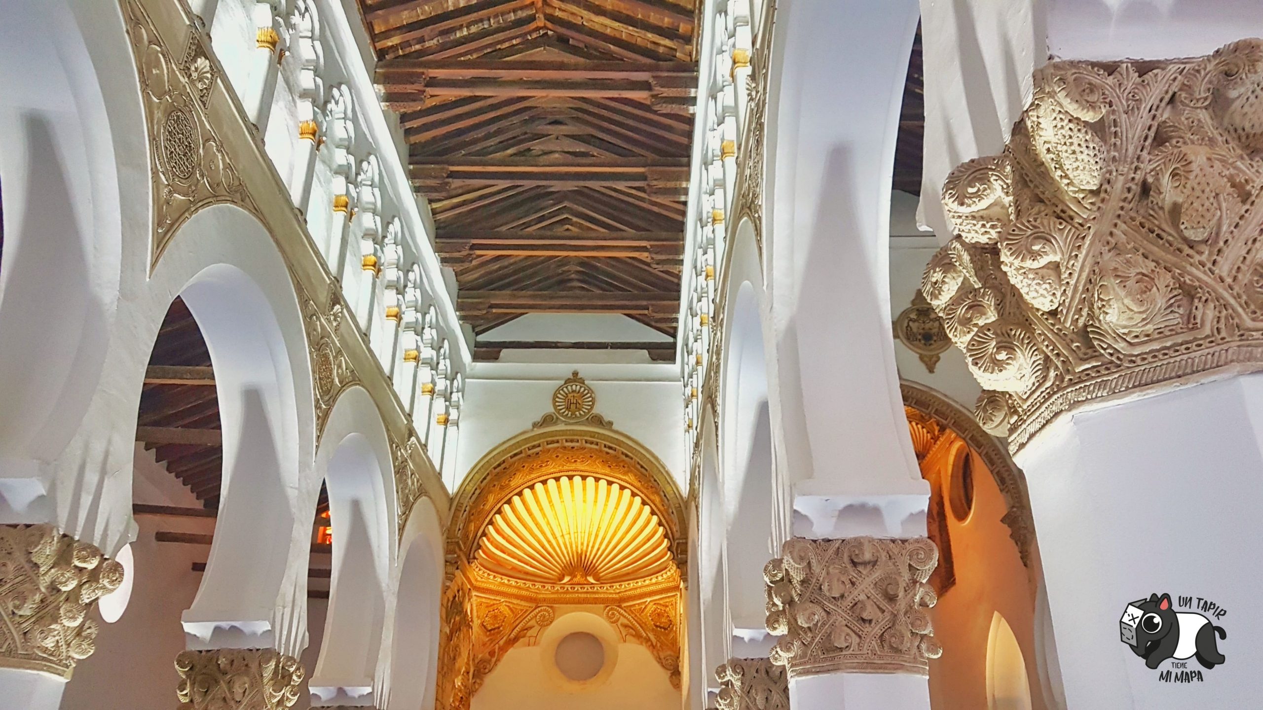Interior de la Sinagoga de Santa María la Blanca